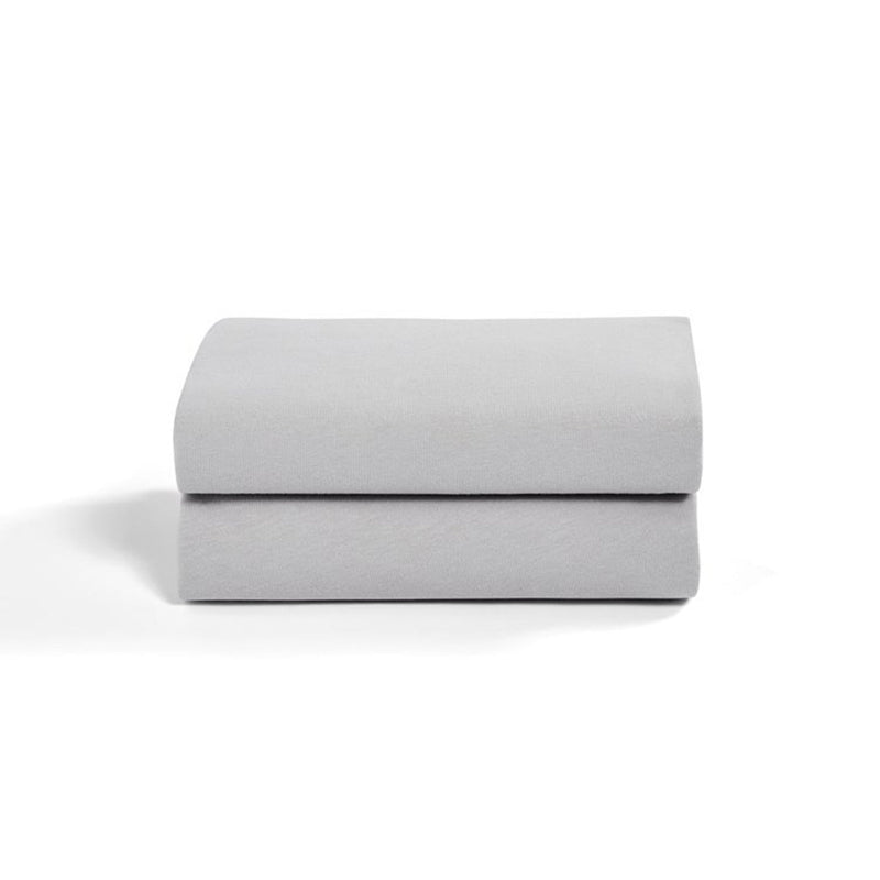 SnüzPod Fitted Crib Sheets 2pk Grey Cot & Cot Bed Sheets BD028BM 5060730240485