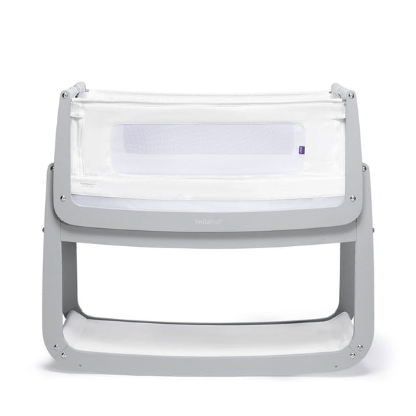 SnüzPod 4 Bedside Crib Dove Grey Cribs FN014D 5060730241581