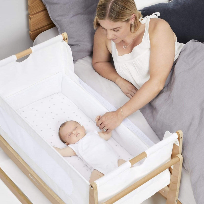 SnüzPod 4 Bedside Crib Natural Cribs FN014C 5060730241574