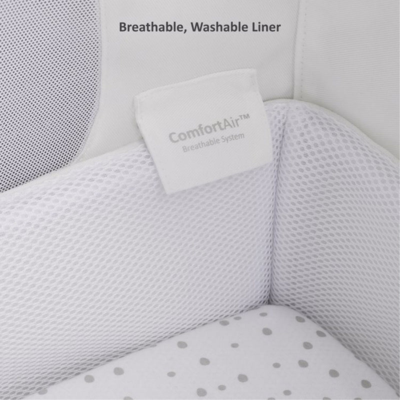 SnüzPod 4 Bedside Crib Slate Cribs FN014E 5060730241598