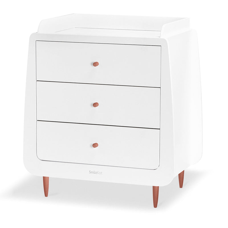 SnüzKot Skandi Changing Unit in Rose Gold Dressers & Changers FN006SJ 5060157943402