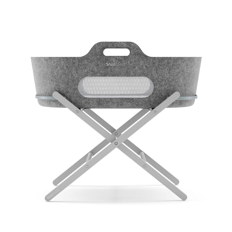 SnüzPod Baskit with Dove Stand in Dark Grey Moses Baskets & Stands FSB001BB