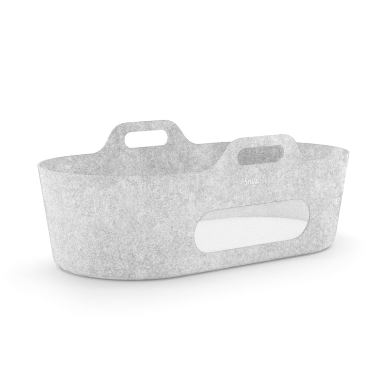 SnüzPod Baskit with Dove Stand in Light Grey Moses Baskets & Stands FSB001AB