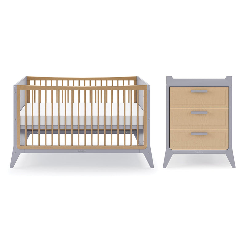 SnuzFino 2 Piece Nursery Furniture Set in Dove Nursery Room Sets FN026D
