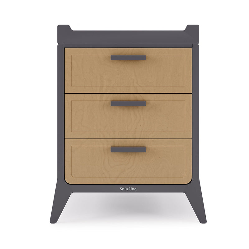 SnuzFino 3 Piece Nursery Furniture Set in Slate Nursery Room Sets