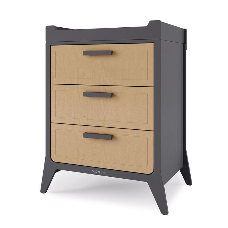 SnuzFino 3 Piece Nursery Furniture Set in Slate Nursery Room Sets