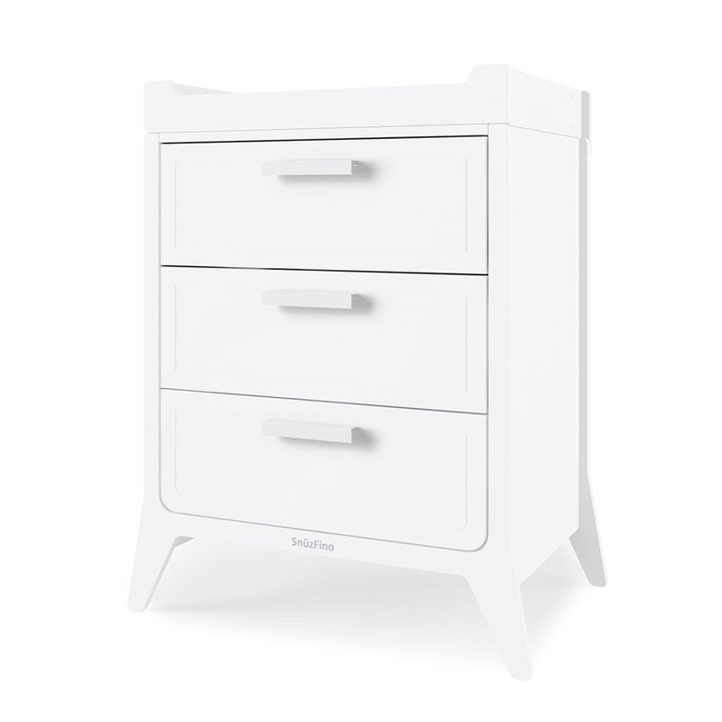 SnuzFino 3 Piece Nursery Furniture Set in White Nursery Room Sets FN027A