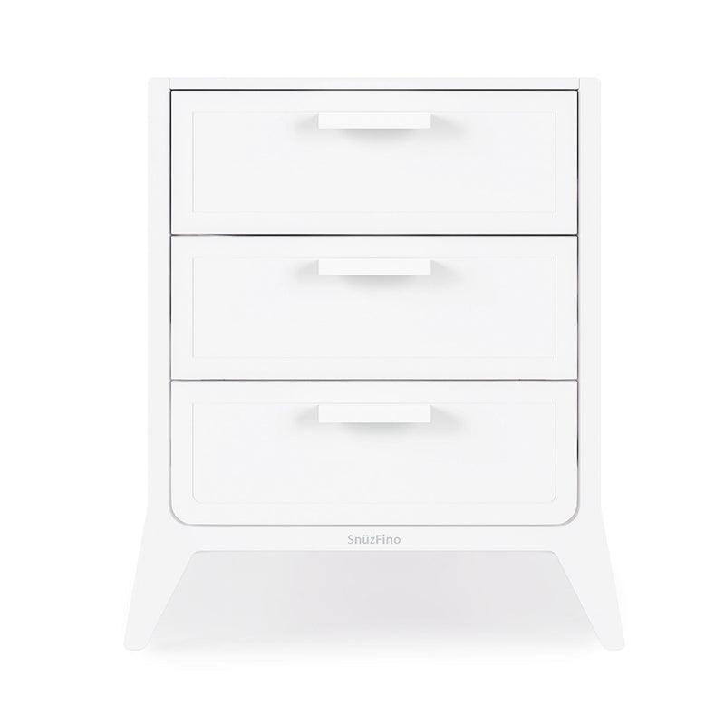 SnuzFino 3 Piece Nursery Furniture Set in White Nursery Room Sets FN027A