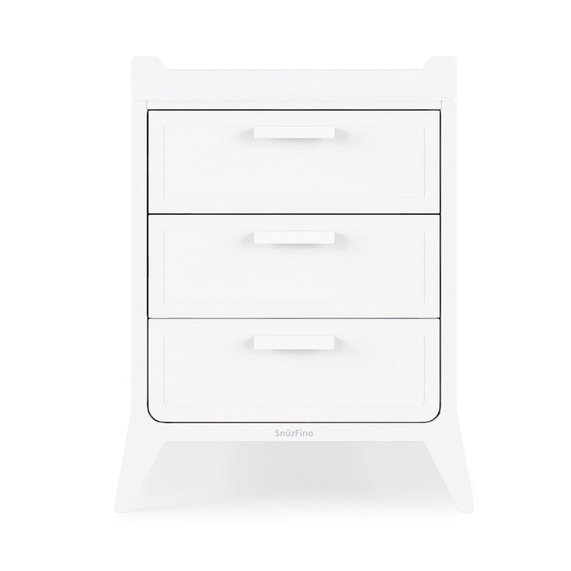 SnuzFino 3 Piece Nursery Furniture Set in White Nursery Room Sets FN027A