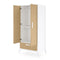 SnuzFino 3 Piece Nursery Furniture Set in White Natural Nursery Room Sets FN027B