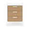 SnuzFino 3 Piece Nursery Furniture Set in White Natural Nursery Room Sets FN027B