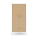 SnuzFino 3 Piece Nursery Furniture Set in White Natural Nursery Room Sets FN027B
