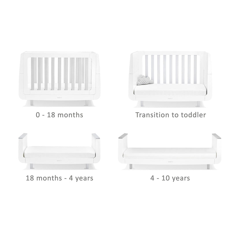 SnüzKot Mode 2 Piece Nursery Furniture Set in Grey Nursery Room Sets FN007MD 5060157946496