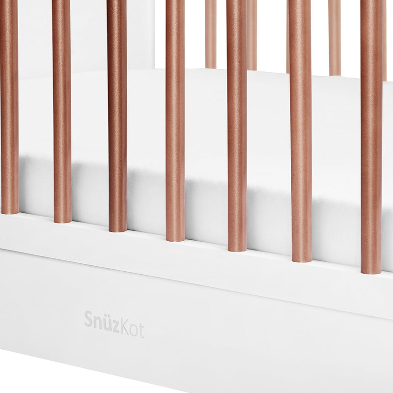 SnüzKot Skandi 2 Piece Nursery Furniture Set in Rose Gold Nursery Room Sets FN007SJ 5060157950004