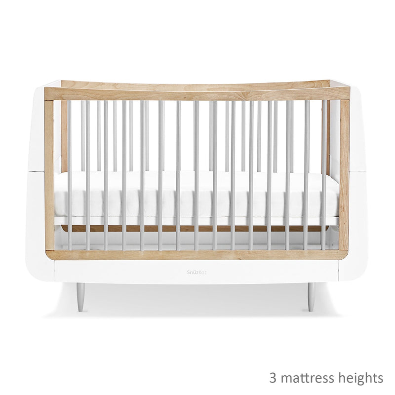SnüzKot Skandi 3 Piece Nursery Furniture Set in Grey Nursery Room Sets 11300-SK-GRY 5060730242465