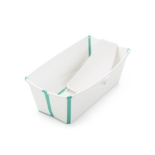 Stokke Flexi Bath® in White/Aqua Bathing & Grooming 531905 7040355319054