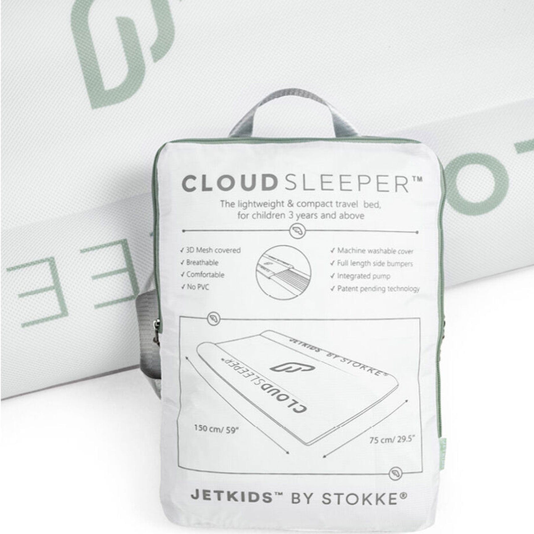 Stokke Jetkids Cloud Sleeper Cot Bed Mattresses 584601 7040355846017