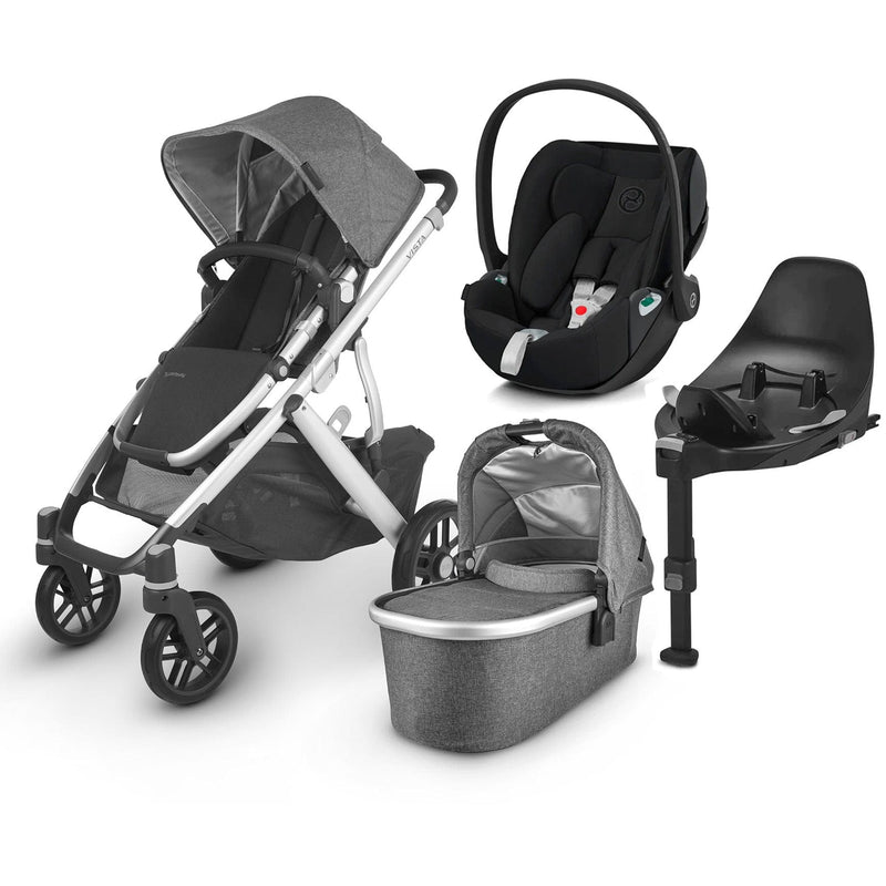 Uppababy Vista V2 Cloud Z2 & Base Travel System Jordan Travel Systems 6220-JOR 0850001436816