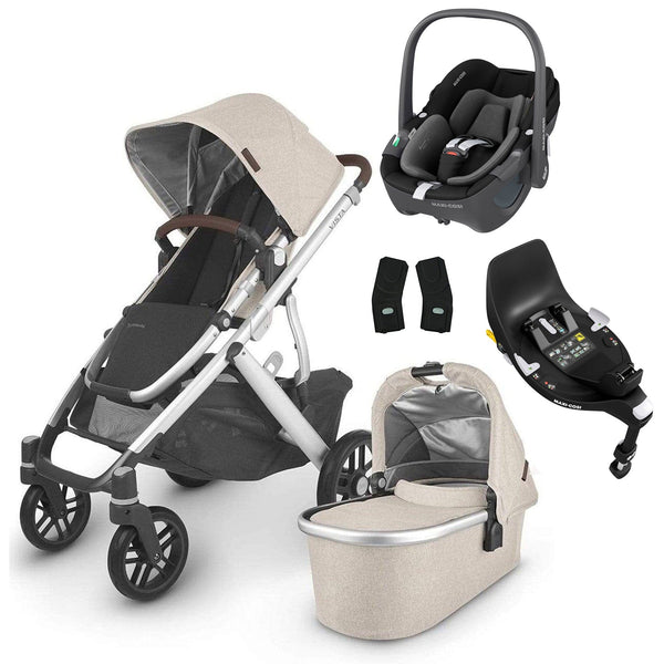 UPPAbaby Vista V2 Pebble 360 & Base Travel System Bundle Declan Travel Systems 9122-DEC 0810030093398