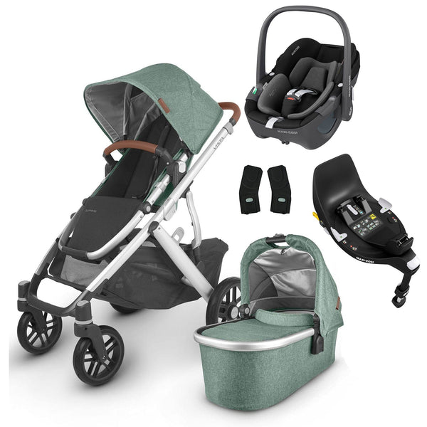 UPPAbaby Vista V2 Pebble 360 & Base Travel System Bundle Emmett Travel Systems 9126-EMM 0850001436762