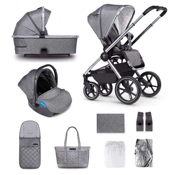 Venicci Tinum 2.0 Travel System Chrome/Rock Graphite Travel Systems