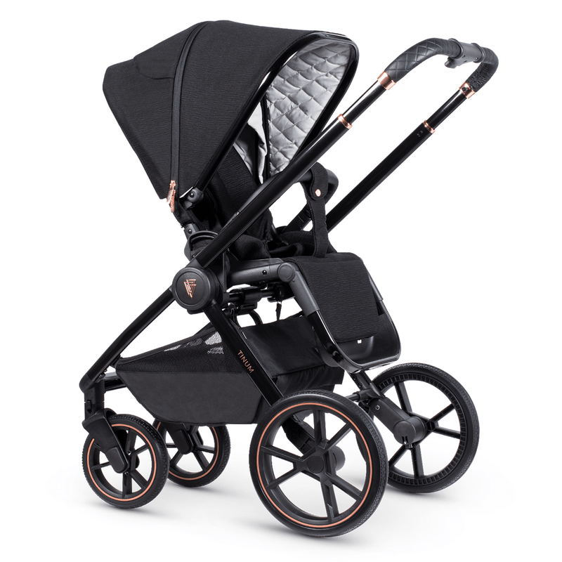 Venicci Tinum 3-in-1 Travel System Special Edition Stylish Black Travel Systems 8171-STY-BLK